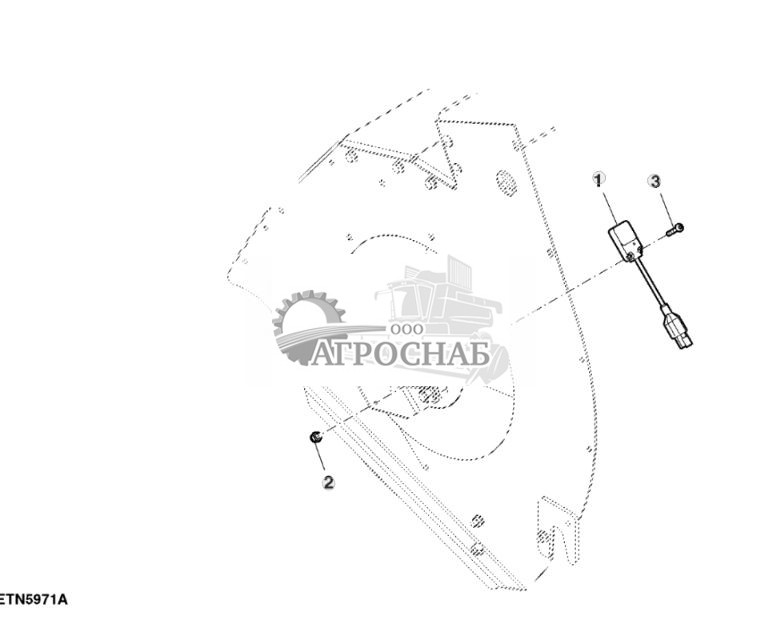 Датчик числа оборотов соломоизмельчителя - ST817279 906.jpg